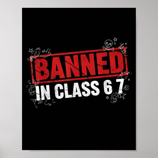 Christmas 67 Meme Design Funny Six Seven Hands 6 7 Poster (Framsidan)