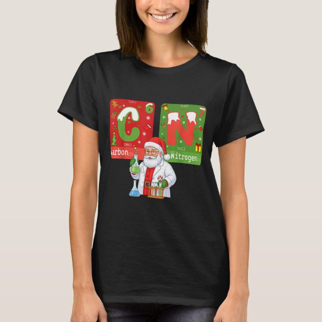 Christmas 67 Meme Science Chemistry Humor Periodic T Shirt (Framsida)