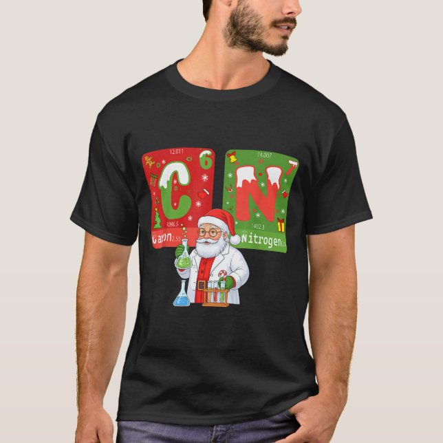 Christmas 67 Meme Science Chemistry Humor Periodic T Shirt (Framsida)