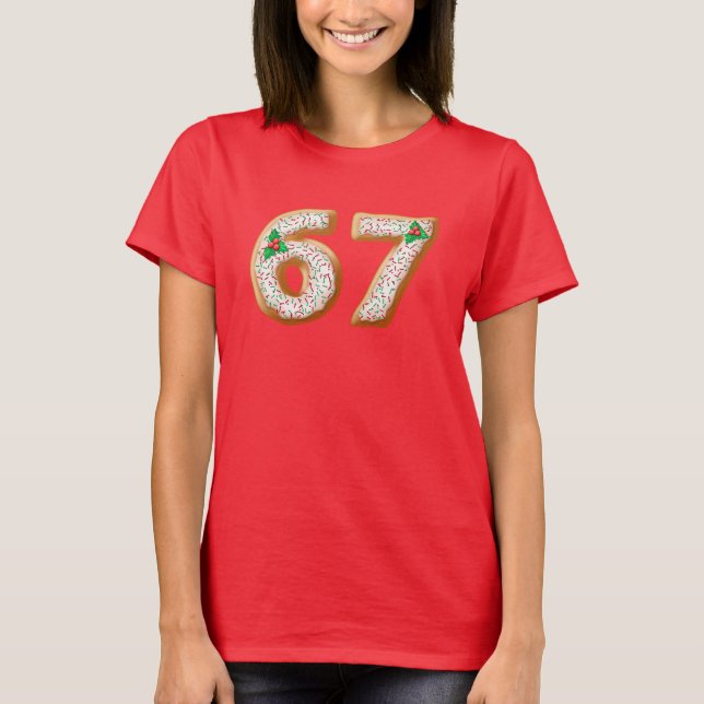 Christmas 67 Tee Funny Gen Z Meme Six Seven (Framsida)