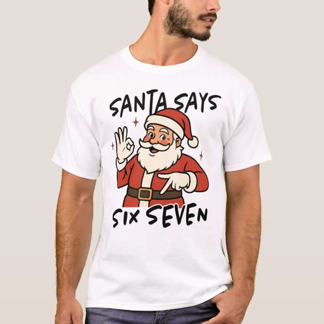 Christmas 67 Tee Funny Gen Z Meme Six Seven (Framsida)