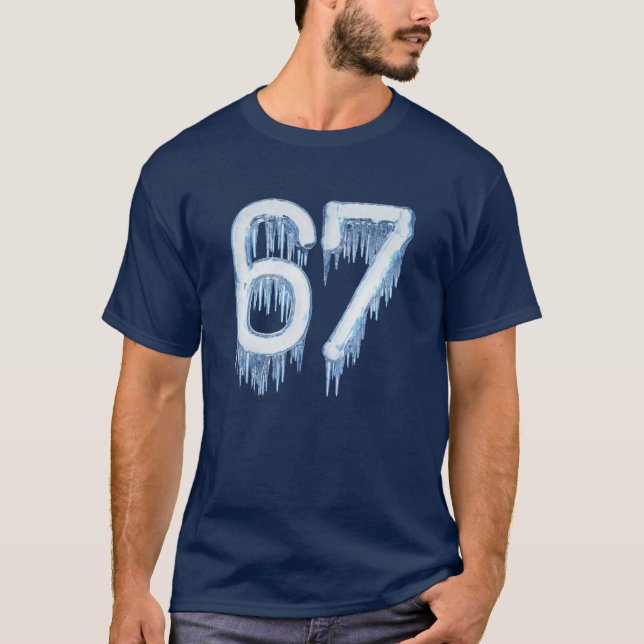 Christmas 67 Tee Funny Gen Z Meme Six Seven (Framsida)