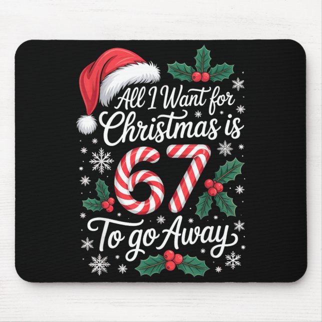 Christmas 67 To Go Away Six Seven Funny Teacher Pa Musmatta (Framsidan)
