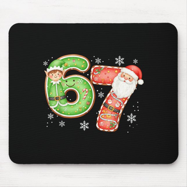Christmas 6 7 Six Seven Funny 67 Meme Santa Claus  Musmatta (Framsidan)