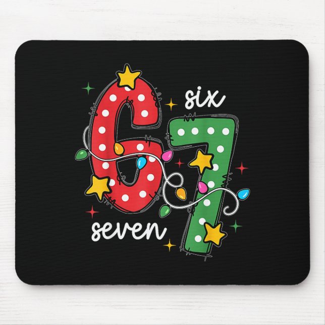 Christmas 6 7 Six Seven Funny Saying Meme Joke Xma Musmatta (Framsidan)