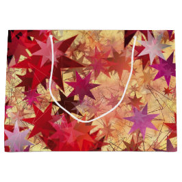 CHRISTMAS Abstrakt Red Rosa Burgundy Stars