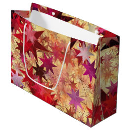 CHRISTMAS Abstrakt Red Rosa Burgundy Stars