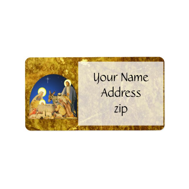 Christmas Adressetikett (Framsidan)