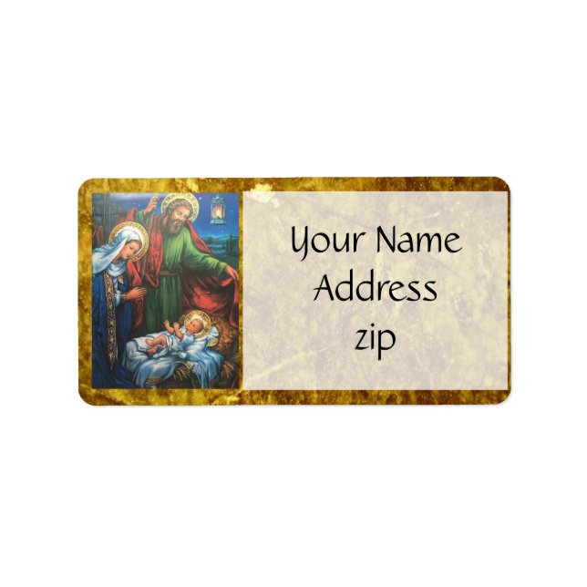 Christmas Adressetikett (Framsidan)