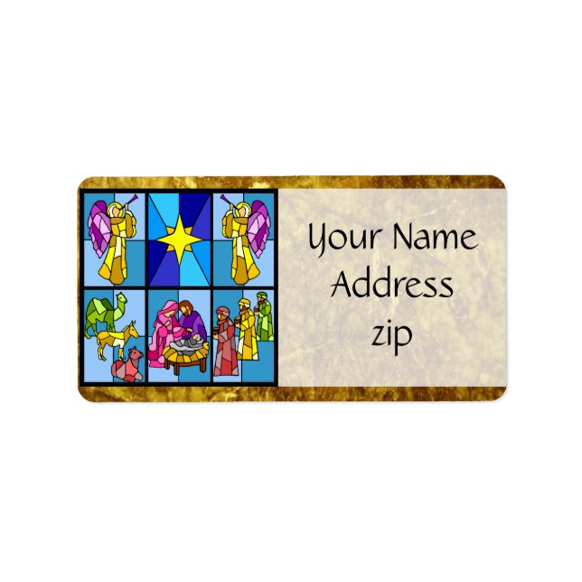 Christmas Adressetikett (Framsidan)