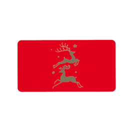 CHRISTMAS ADRESSETIKETTER SÄSONG HÄLSNING