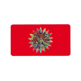 CHRISTMAS Adressetiketter säsong hälsning