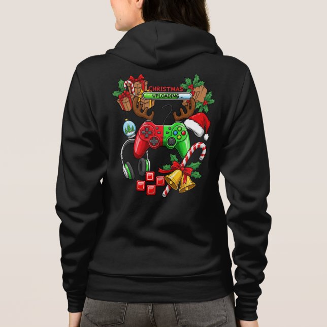 Christmas Adult Full-Zip Hoodie T Shirt (Baksida)