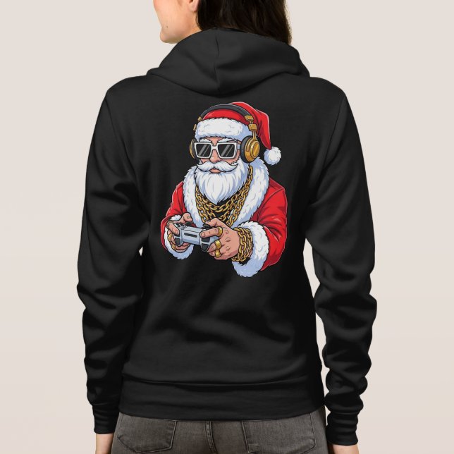 Christmas Adult Full-Zip Hoodie T Shirt (Baksida)