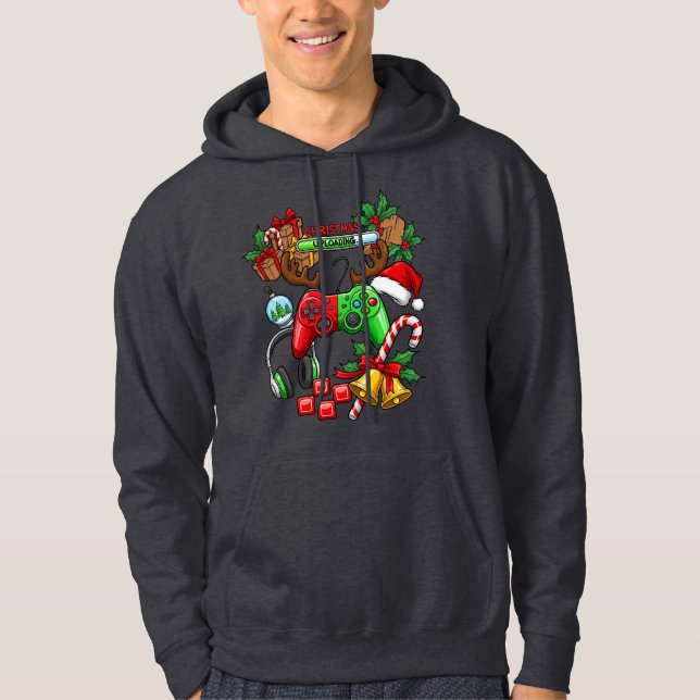 Christmas Adult Pullover Hoodie (Framsida)