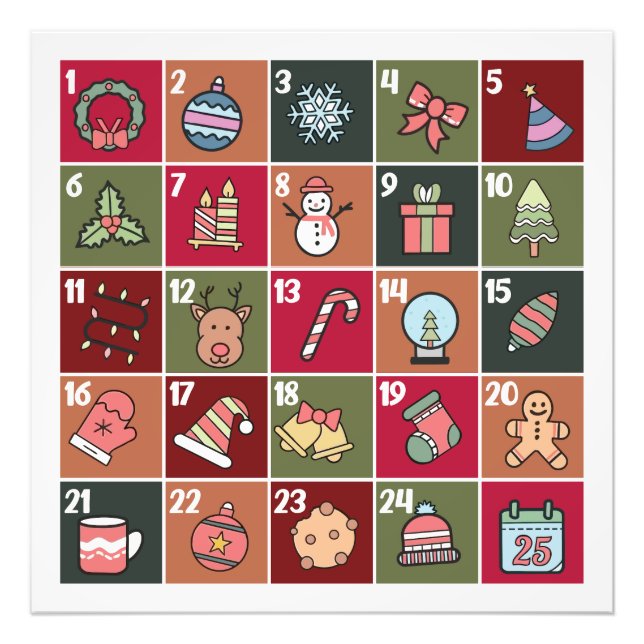 CHRISTMAS ADVENT CALENDAR 2023 POSTER (Framsidan)