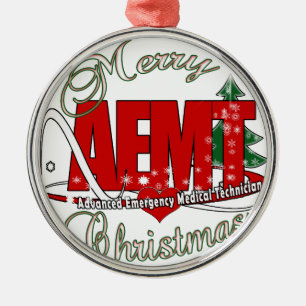 CHRISTMAS AEMT Advanced Akut Medical Tech Julgransprydnad Metall