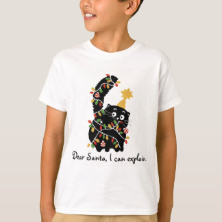 Christmas Aesthetic Santa Cat Cute Funny T Shirt