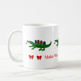 Christmas Alligator Mug Kaffemugg