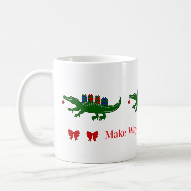 Christmas Alligator Mug Kaffemugg (Vänster)