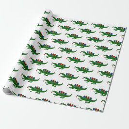 Christmas Alligator Wrapping Paper Presentpapper