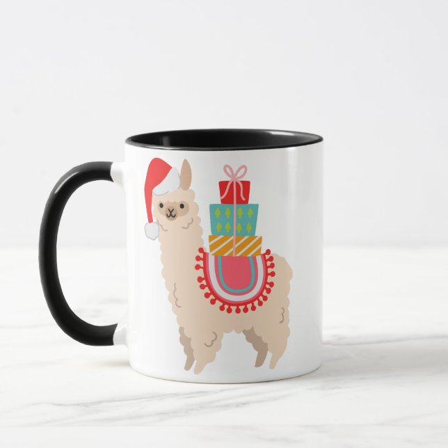 CHRISTMAS ALPACA MUGG (Vänster)