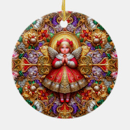 CHRISTMAS ~ Angel 1800 ~ Julgransprydnad Keramik