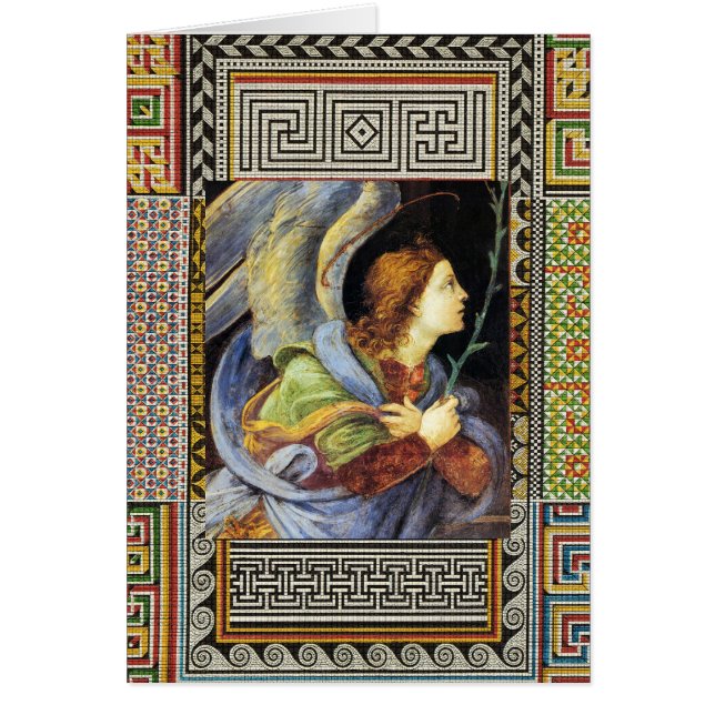 CHRISTMAS ANGEL by FILIPPINO LIPPI Hälsningskort (Framsidan)