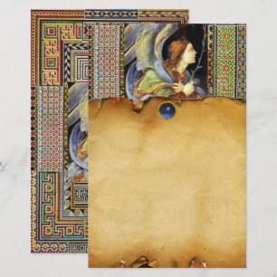 CHRISTMAS ANGEL by FILIPPINO LIPPI Parchment Brevpapper