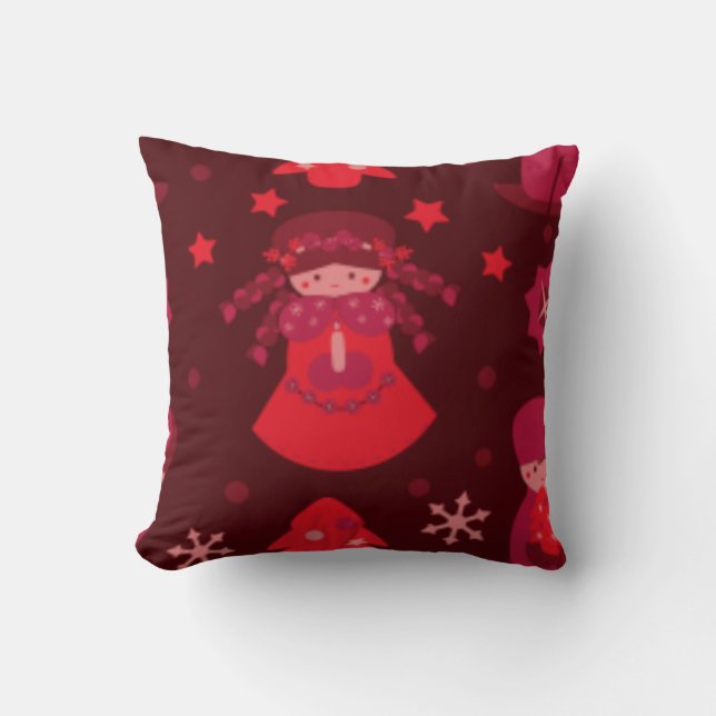 CHRISTMAS ANGEL DEKORATIV KUDDE - RED HOME GOODS (Framsida)