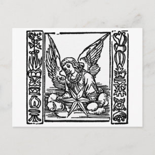 CHRISTMAS ANGEL HELG VYKORT
