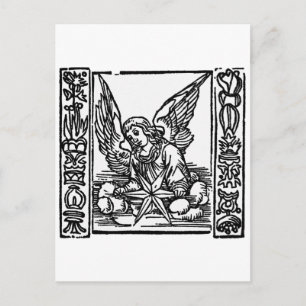 CHRISTMAS ANGEL HELG VYKORT