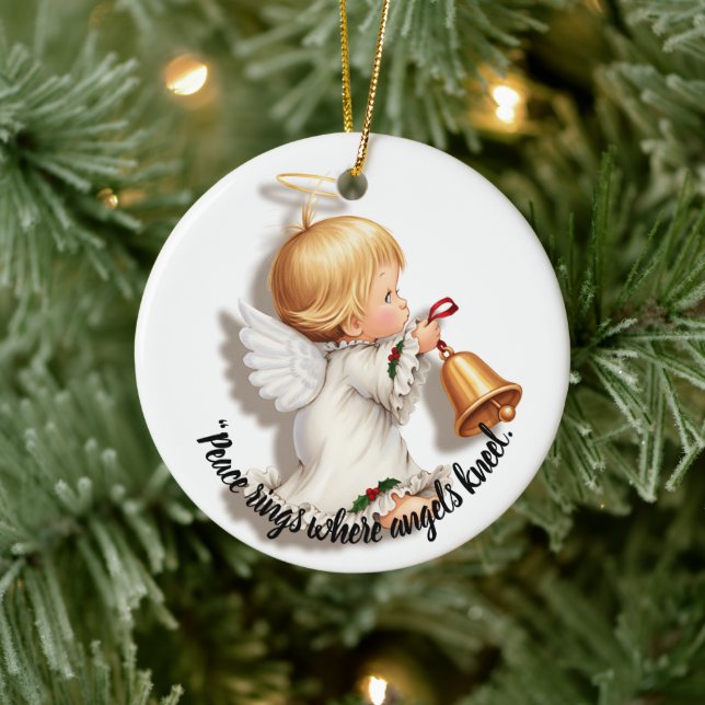 Christmas Angel Ornament with a Bell (Träd)