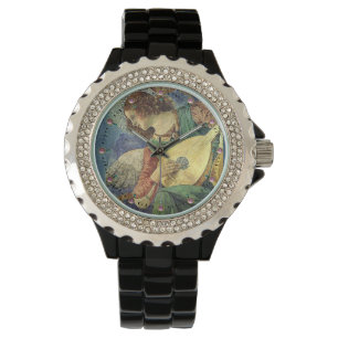 CHRISTMAS ANGEL SKAPAR MUSIC / ROSA AMETYST GEMS ARMBANDSUR