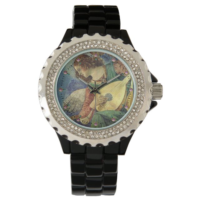CHRISTMAS ANGEL SKAPAR MUSIC / ROSA AMETYST GEMS ARMBANDSUR (Framsida)