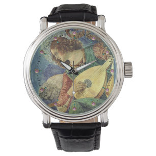 CHRISTMAS ANGEL SKAPAR MUSIC / ROSA AMETYST GEMS ARMBANDSUR