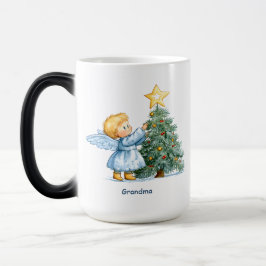 Christmas Angel Sweet Heartfelt Personalize Magisk Mugg