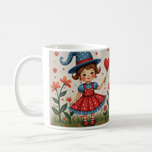 Christmas ängelbarn kaffemugg (Vänster)