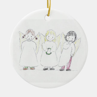 christmas_angels julgransprydnad keramik