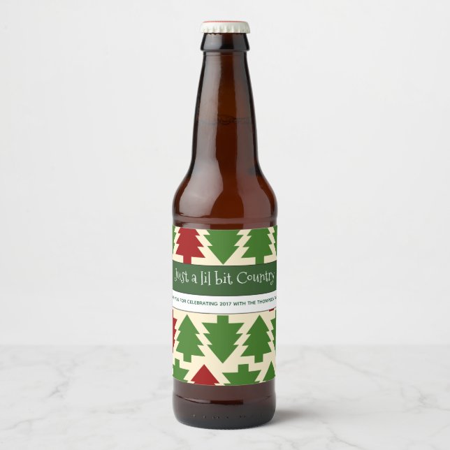 CHRISTMAS ANPASSNINGSBAR BEER-MÄRKEN ÖLFLASKA ETIKETT (Framsida)