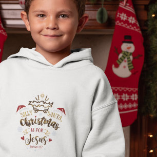 CHRISTMAS ÄR FÖR JESUS Cute Christian Boy T Shirt