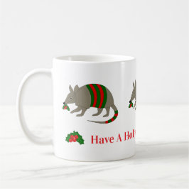 Christmas Armadillo Mug Kaffemugg
