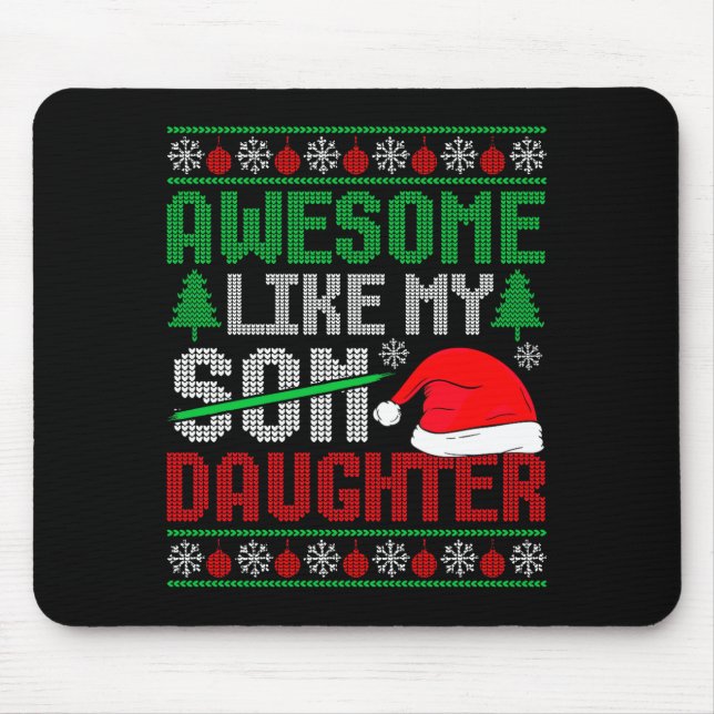 Christmas Awesome Like My Daughter Santa Hat Ugly  Musmatta (Framsidan)