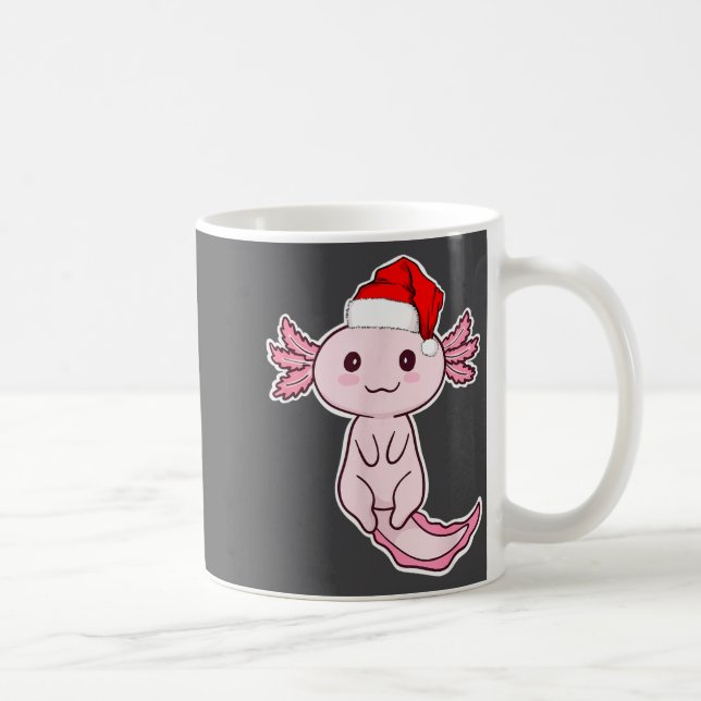 Christmas Axolotl  Kaffemugg (Höger)