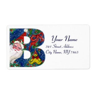 CHRISTMAS B BREV / JULTOMTEN MED RED RIBBON FRAKTSEDEL