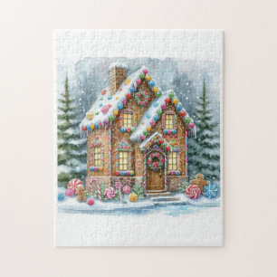 CHRISTMAS BABBA YAGA'S GINGERBREAD HOUSE PUSSEL
