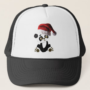 Christmas baby panda keps
