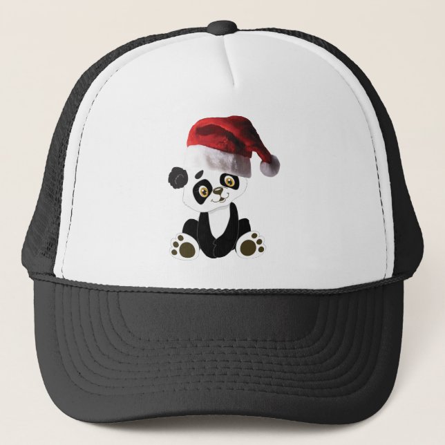 Christmas baby panda keps (Framsida)