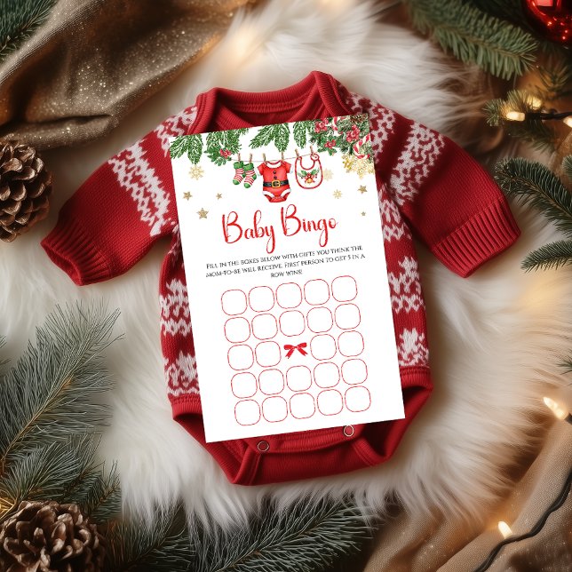Christmas Baby Shower Bingo Game (Skapare uppladdad)
