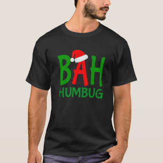 Christmas Bah Humbug Ebenezer Scrooge Design T Shirt